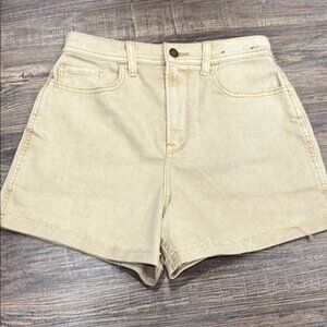 Hollister Tan Denim Shorts
